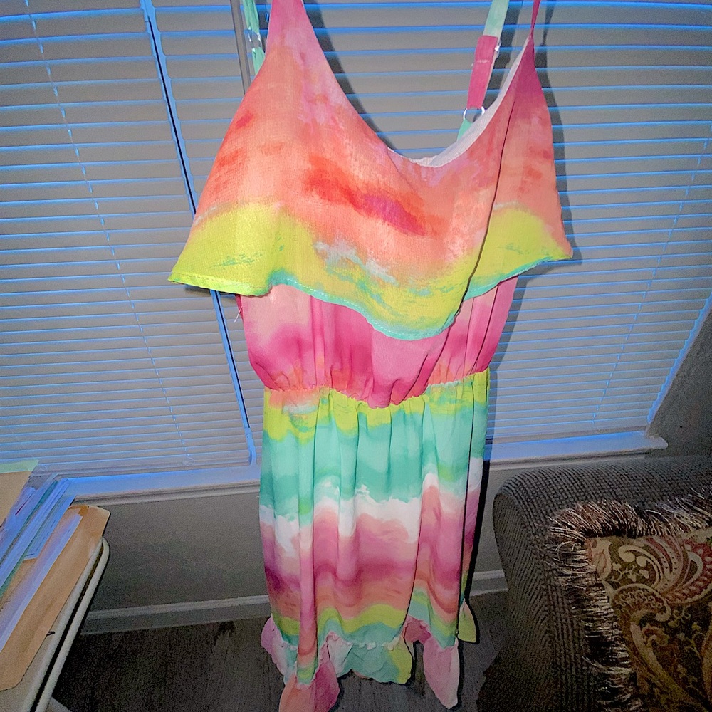 1989 Place dress ,multicolored.